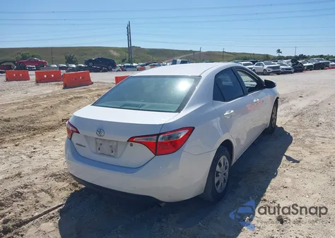 2015 Toyota Corolla L из США, поврежденный, VIN 2T1BURHE2FC237833